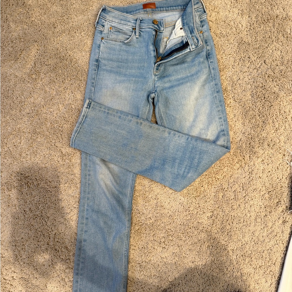 MOTHER Mid Rise Dazzler Ankle